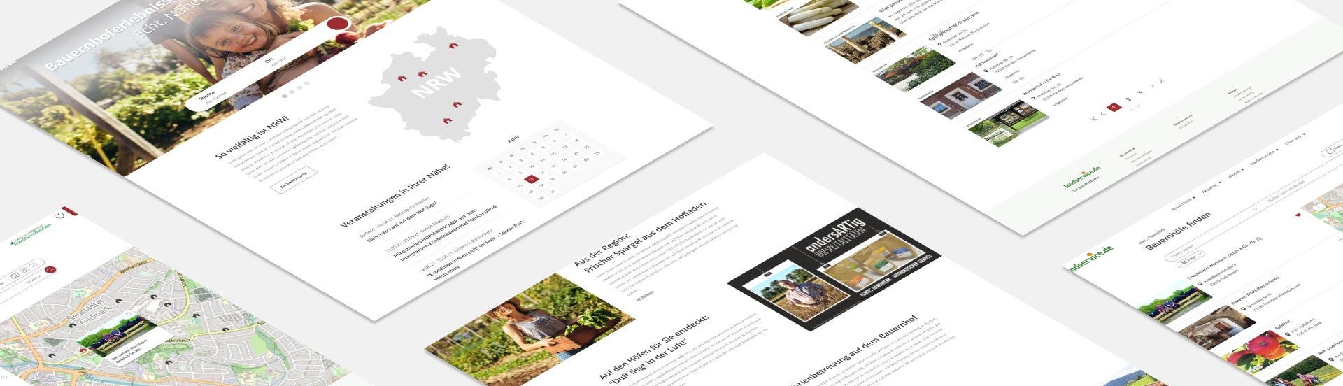 Fresh air for regional agriculture with modern UX and UI concepts